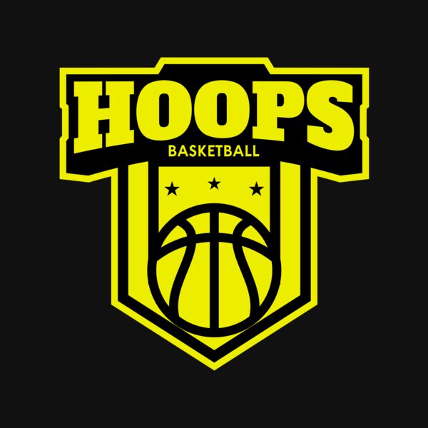 Hoops Basketball logo template 04 Thumbnail