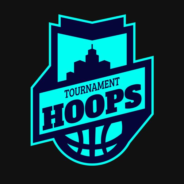 Hoops Tournament Basketball logo template Thumbnail