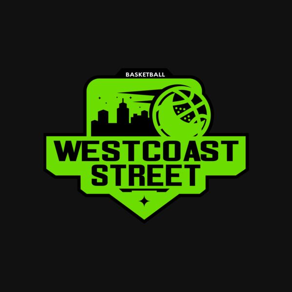 Westcoast Street Basketball logo template Thumbnail