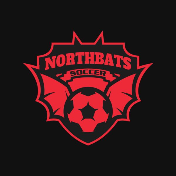 North bats Tournament Soccer logo template Thumbnail