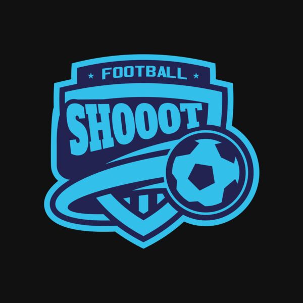 Shoot Football logo template Thumbnail