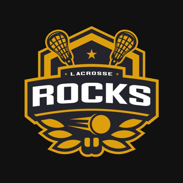 Rocks Lacrosse Logo Template Thumbnail