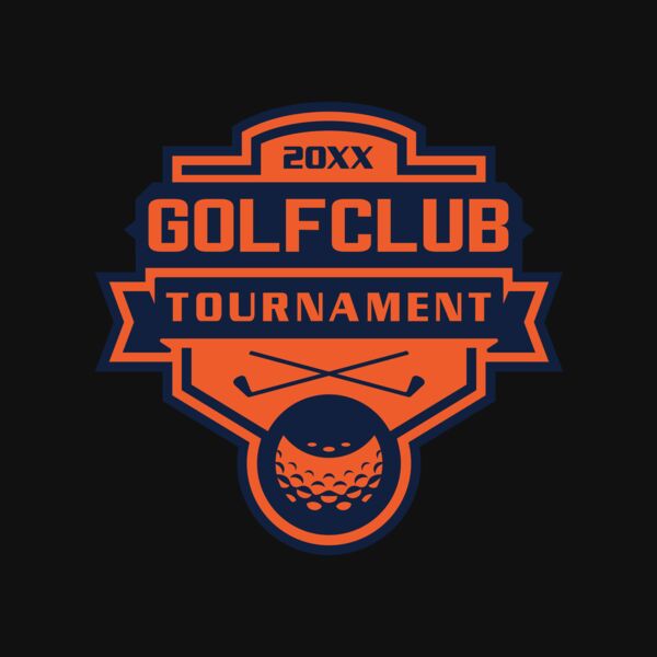 Golf club Tournament logo template 02 Thumbnail