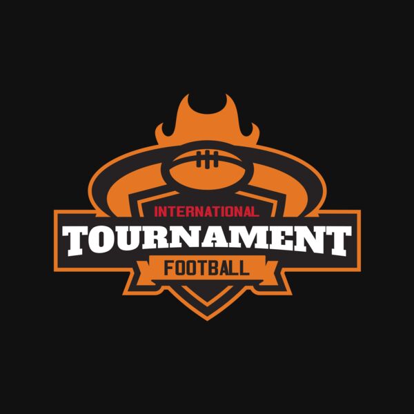 Tournament International Football logo template Thumbnail