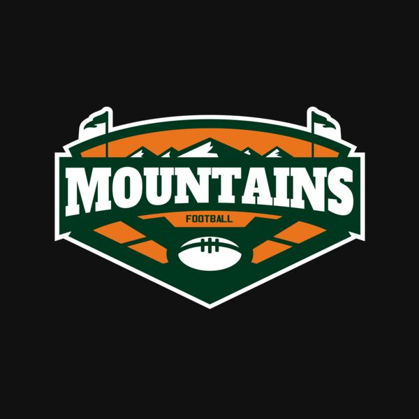 Mountains Football logo template 02 Thumbnail