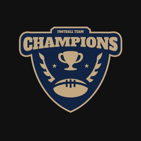 Champions Football Team logo template Thumbnail