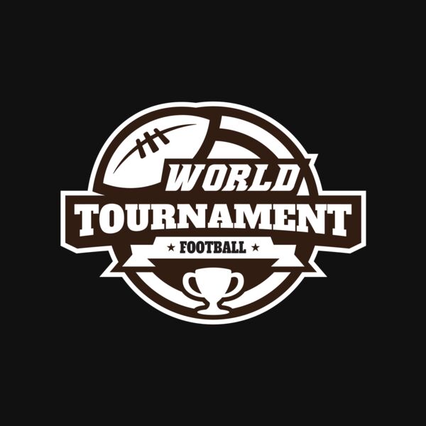 World Tournament Football logo template Thumbnail