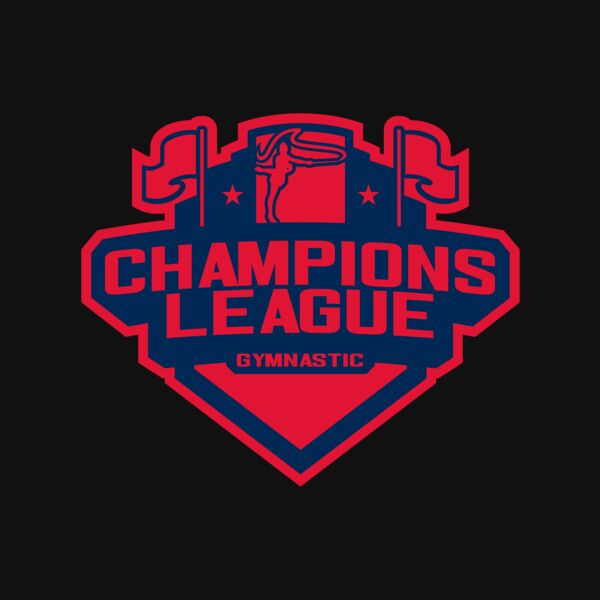 Champions League Gymnastic logo template Thumbnail