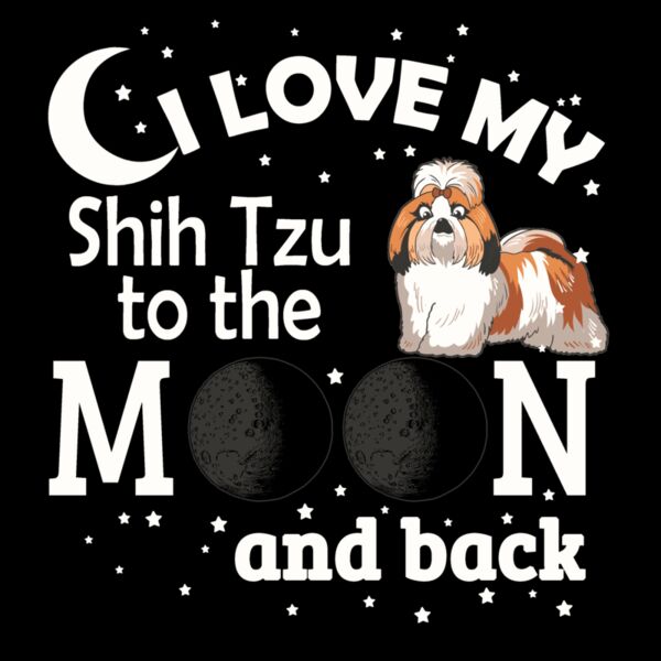 05 i love my Shih Tsu White Thumbnail