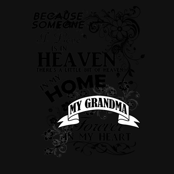 04 grandma heaven in my home black Thumbnail