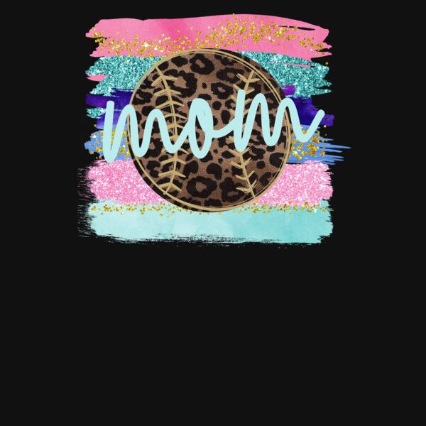 Leopard Baseball Mom Brushstroke Tank Top Thumbnail