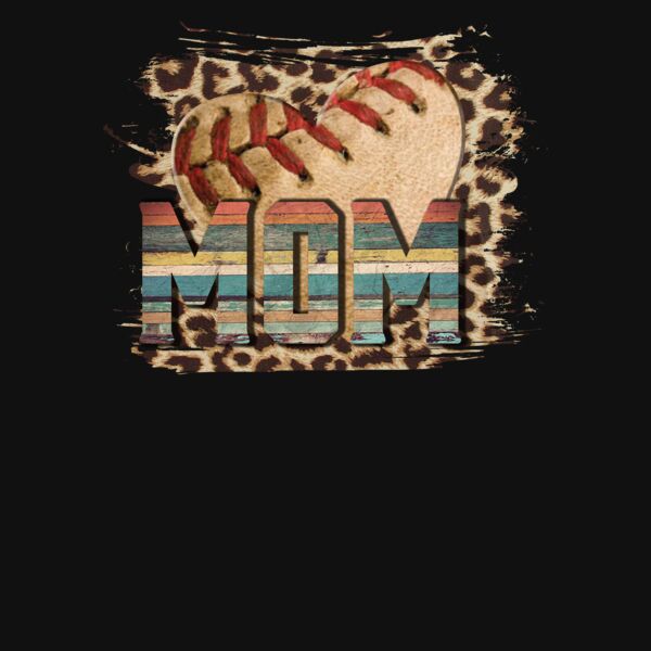 Leopard Baseball Mom Tank Top Thumbnail