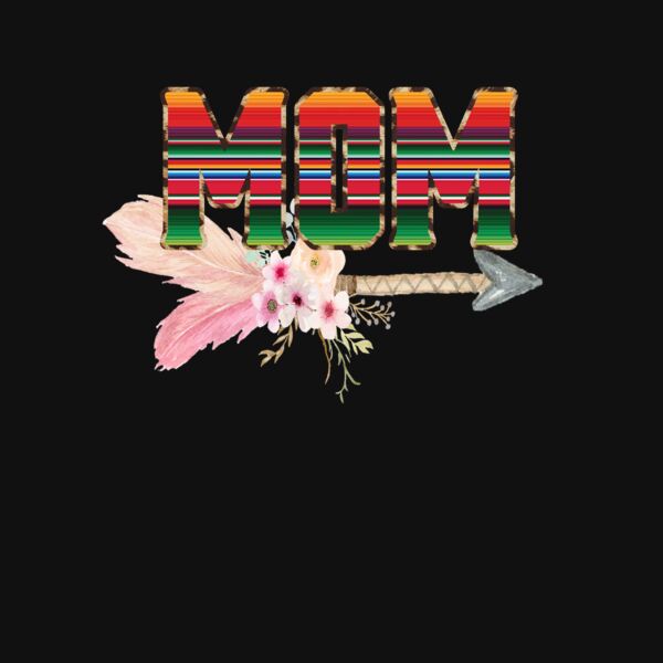 Boho Mom Crew Neck T Shirt Thumbnail