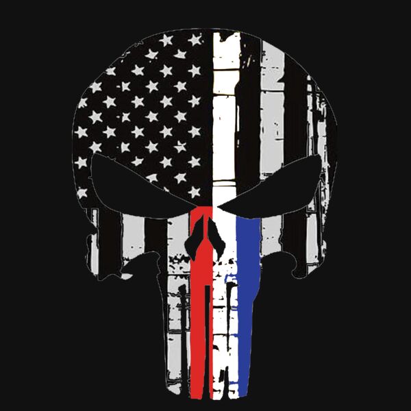 American Skull T Shirt Thumbnail