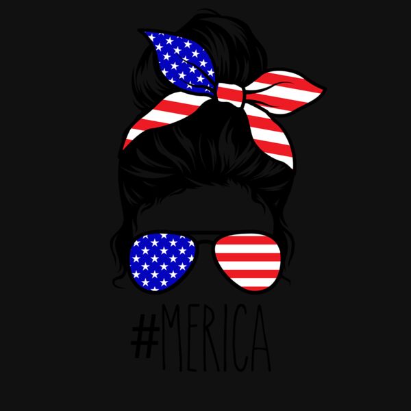 Custom American Mom T Shirt  Merica Thumbnail