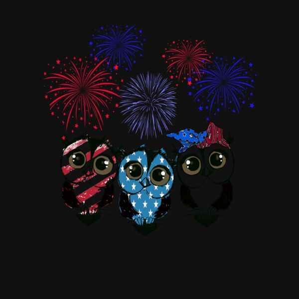 American Owls Crew Neck T Shirt Thumbnail