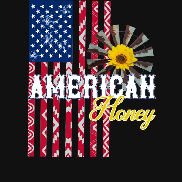 American Honey Flag V Neck Thumbnail