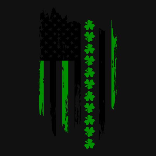 St Patrick s Day Flag Raglan Thumbnail