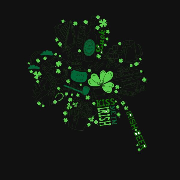 Irish Beer Clover Raglan Thumbnail