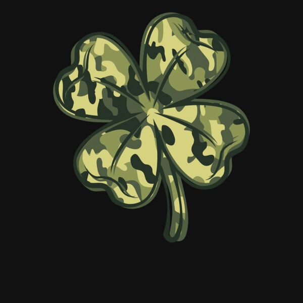 Camo Print Clover Tank Top Thumbnail