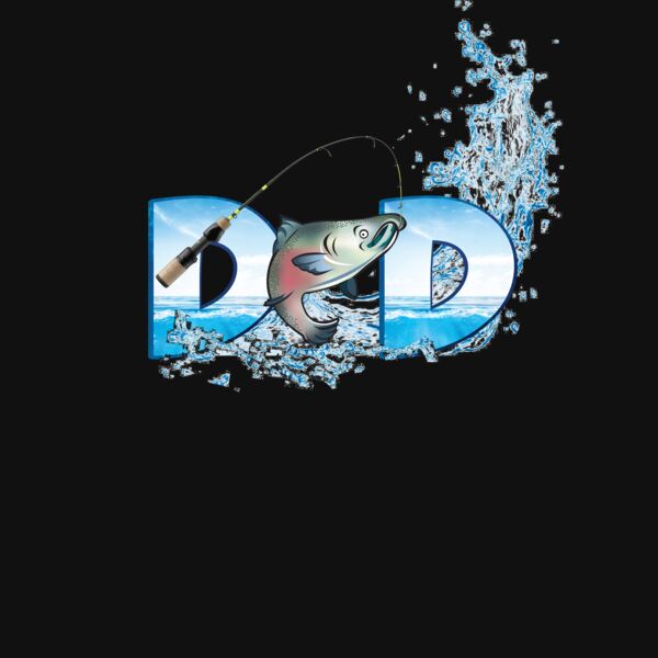 Fishing Dad Crew Neck T Shirt Thumbnail