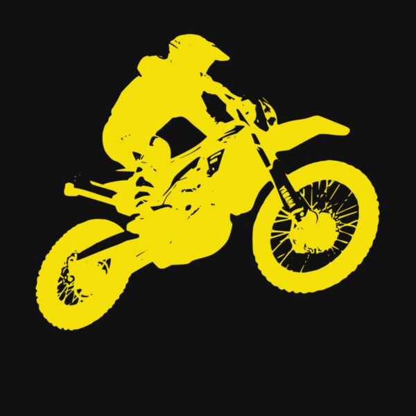 Yellow Sport Bike Kids T Shirt Thumbnail