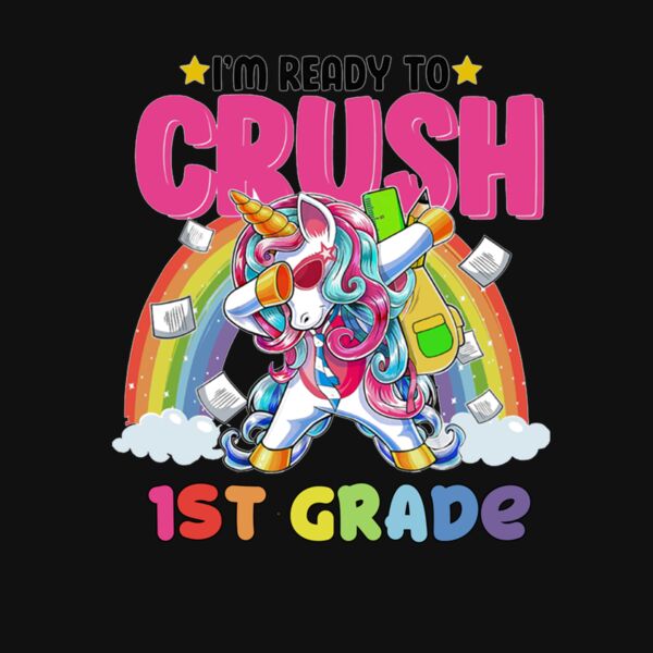 Unicorn Crush Youth T Shirt 1st grade Thumbnail