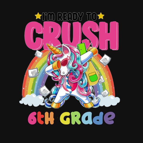 Unicorn Crush 6th Grade T Shirt Thumbnail