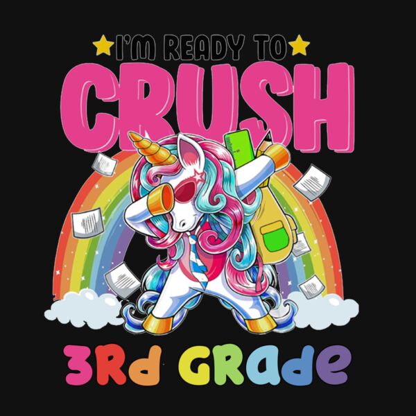 Unicorn Crush Youth T Shirt 3rd Grade Thumbnail