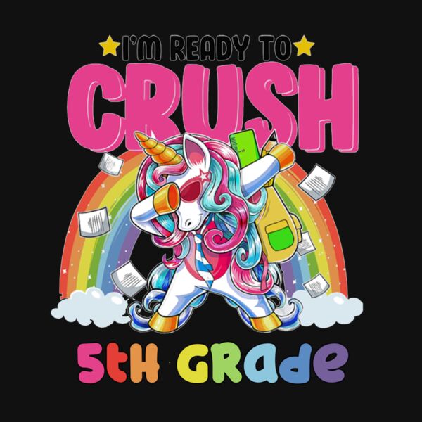 Unicorn Crush 5th Grade T Shirt Thumbnail