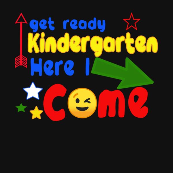 Kindergarten Here I Come Kids T Shirt Thumbnail