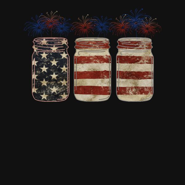 Mason Jar Fireworks T Shirt Thumbnail