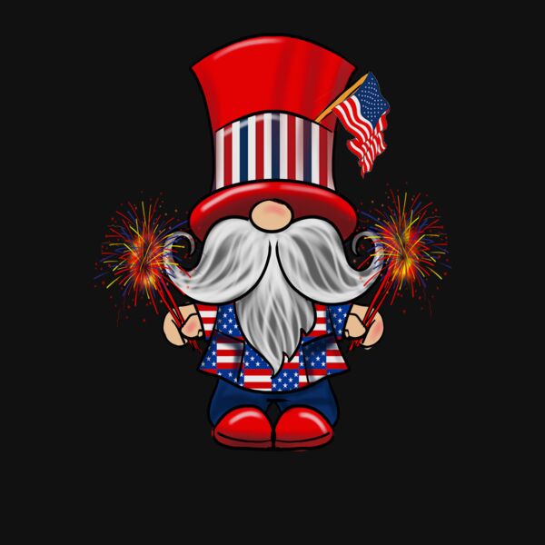 Patriotic Gnome T Shirt Thumbnail