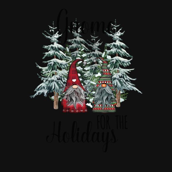 Gnome For The Holidays Unisex Drop Sleeve Sweatshirt Thumbnail