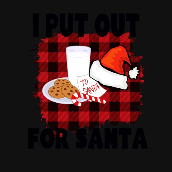 I Put Out For Santa Unisex Drop Sleeve Sweatshirt Thumbnail