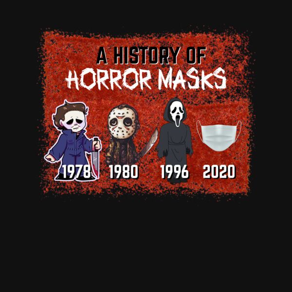 History Of Horror Masks 2020 T Shirt Thumbnail