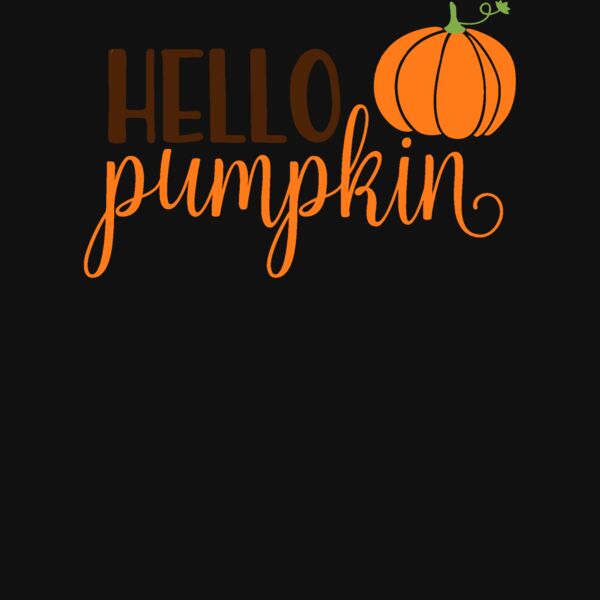 Hello Pumpkin V Neck T shirt Thumbnail