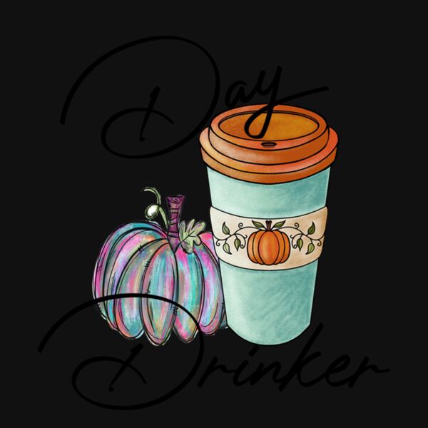 Pumpkin Spice Day Drinker Fleece Hoodie Thumbnail