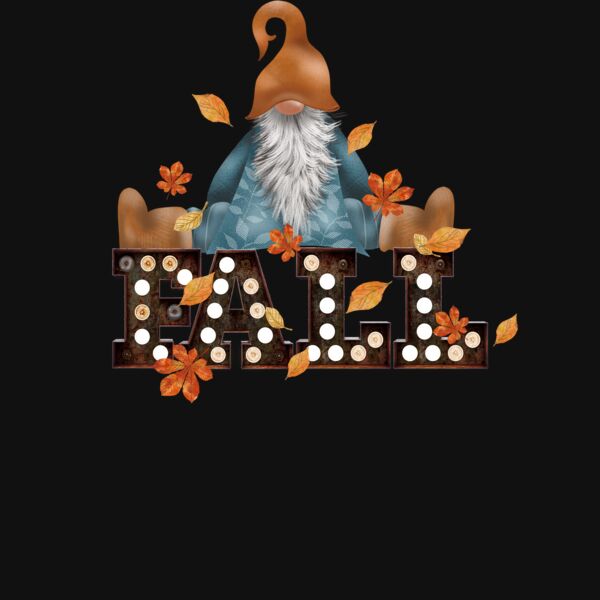 Fall Gnome V Neck Thumbnail