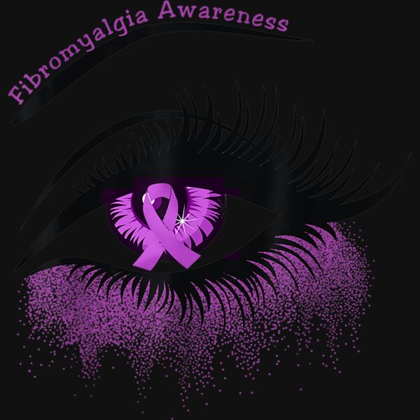 Fibromyalgia Awareness T Shirt Perfect Eyes For Women Thumbnail