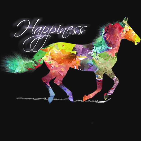 Horse Happiness T shirt Horse gifts Horse shirts Horse lover T Shirt Thumbnail