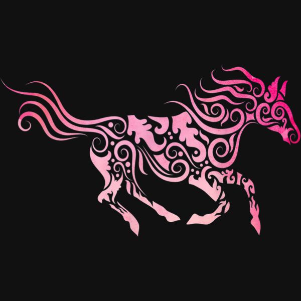 Fast Watercolor Horse Shirt for Girls Women Men   T Shirt Thumbnail