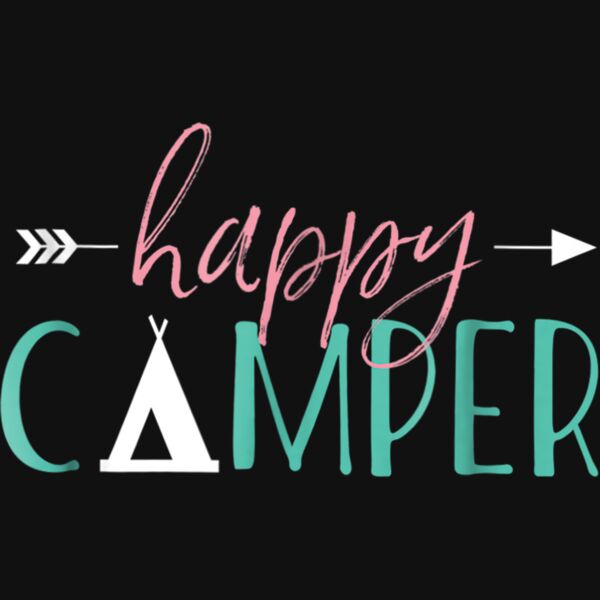 Happy Camper   Camping T Shirt for Men Women and Kids Thumbnail