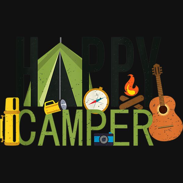Funny Family Camper TShirt Happy Camping Lover Camp Women Tank Top Thumbnail