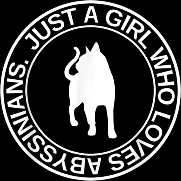 Just A Girl Who Loves Abyssinians Gift For Women Kitten Cat T Shirt Thumbnail