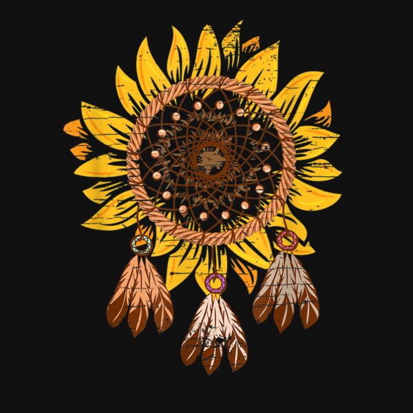 Dream Catch Sunflower For Crafts Dream Catching Sunflowers T Shirt Thumbnail