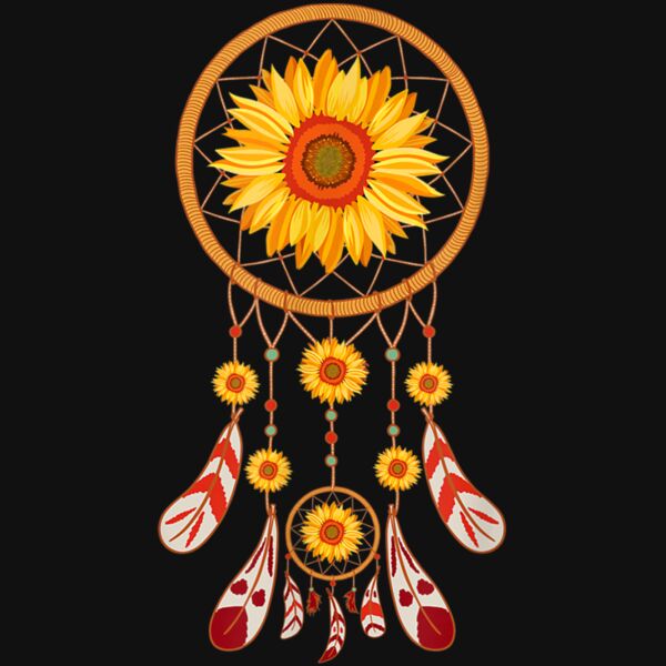 Dream Catcher Sunflower T Shirt 1 Thumbnail