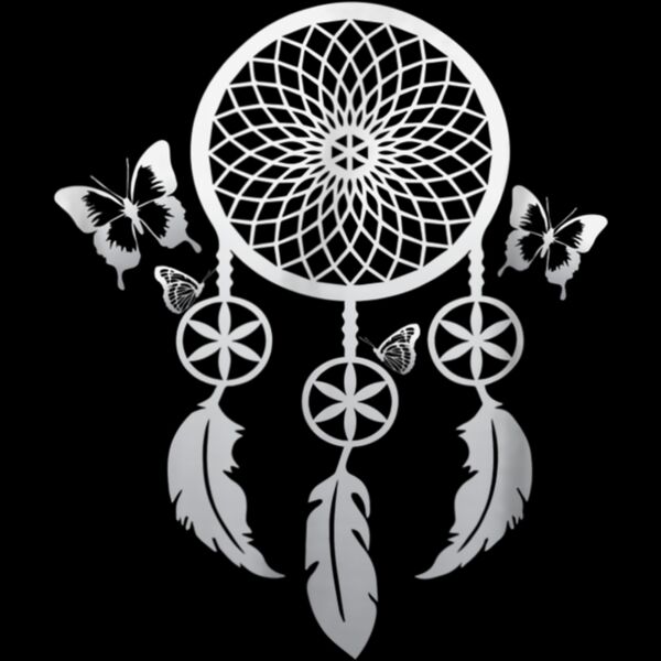 Rainbow Butterfly Dream Catcher T shirt 4 Thumbnail