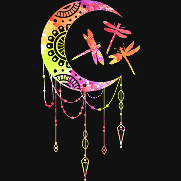 Dream Catcher Dragonfly T Shirt Thumbnail
