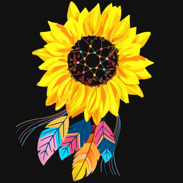 Dream Catcher Sunflower Lover Costume Women Girl Gift T Shirt Thumbnail